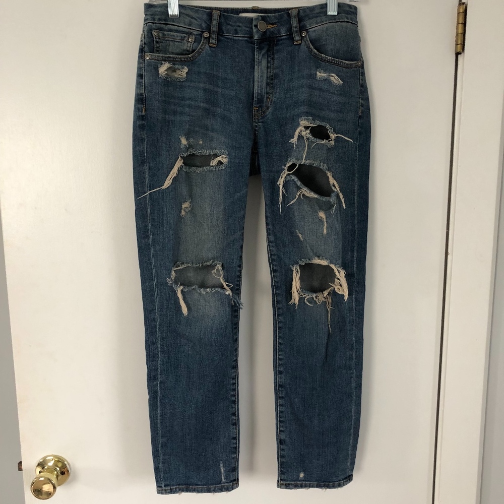 Denim with rips